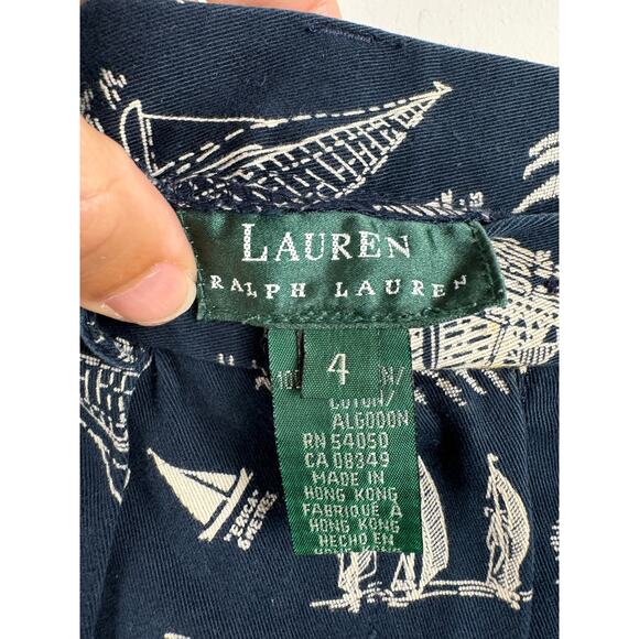 Lauren by Ralph Lauren Coastal Nautical Preppy Quiet Luxury Old Money Shorts - Picture 8 of 12
